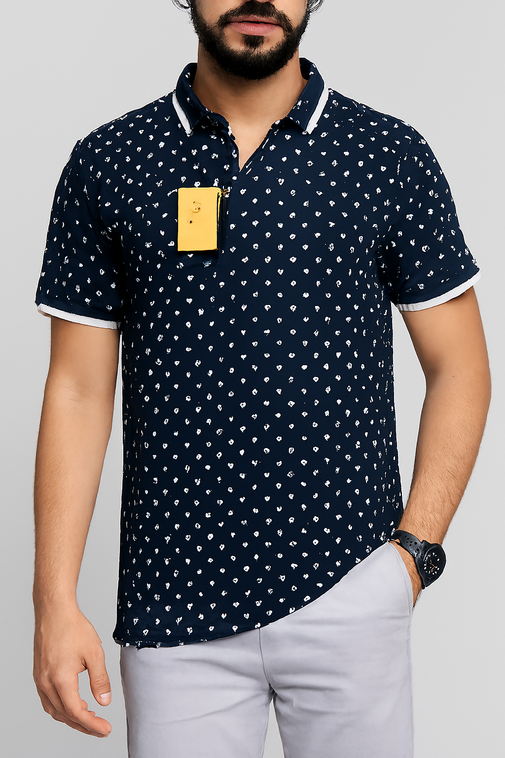 Dotted Buggy Shirt & Trouser  (2 Piece)